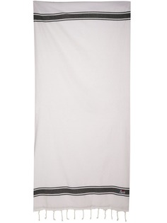 Mc2 Saint Barth пляжное полотенце с бахромой