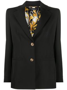 Versace однобортный блейзер