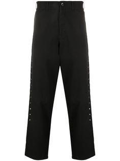 Black Comme Des Garçons брюки широкого кроя с заклепками