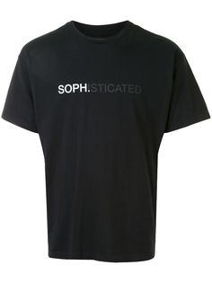 SOPHNET. футболка с графичным принтом и круглым вырезом