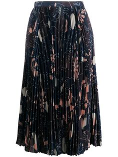 Ports 1961 плиссированная юбка с цветочным принтом