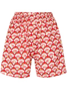 Bambah шорты Concha с геометричным принтом