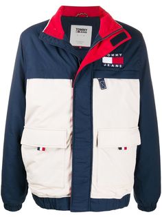 Tommy Jeans куртка с контрастными вставками и логотипом