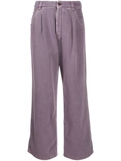 Brunello Cucinelli широкие джинсы с завышенной талией