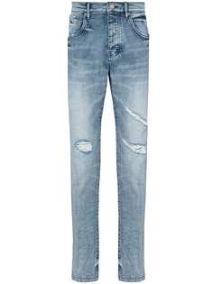 Purple Brand джинсы прямого кроя с эффектом потертости