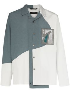 NULABEL куртка-рубашка в стиле колор-блок