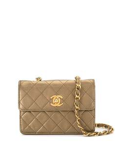 Chanel Pre-Owned стеганая мини-сумка через плечо 1990-х годов