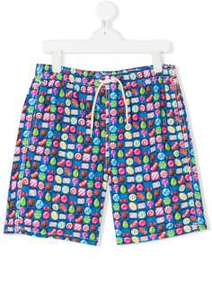 Mc2 Saint Barth Kids плавки-шорты с принтом