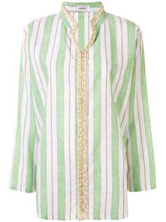 Bambah рубашка в полоску с V-образным вырезом