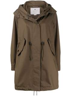 Woolrich парка оверсайз с капюшоном