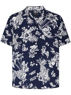 Polo Ralph Lauren рубашка с короткими рукавами и цветочным принтом