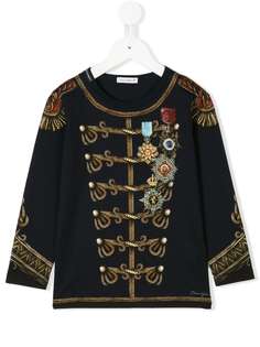 Dolce & Gabbana Kids футболка с принтом Royal