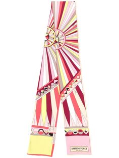 Emilio Pucci шарф с абстрактным принтом