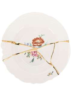 Seletti тарелка с цветочным принтом