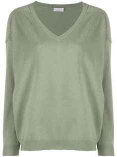 Brunello Cucinelli джемпер с V-образным вырезом