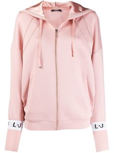 LIU JO толстовка на молнии с капюшоном