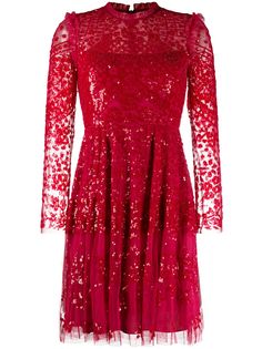 Needle & Thread Aurora sequin-embellished dress