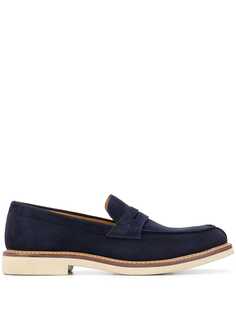 Corneliani лоферы без застежки