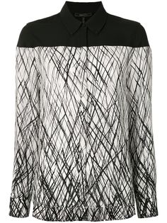 BCBG Max Azria рубашка с графичным принтом