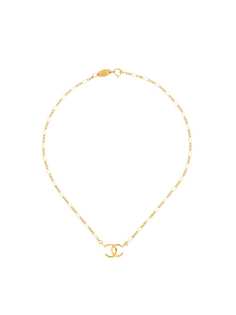 Chanel Pre-Owned колье с подвеской-логотипом CC