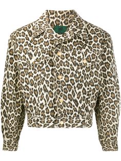 Jean Paul Gaultier Pre-Owned куртка с леопардовым принтом