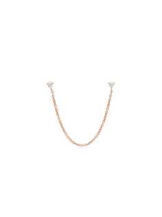 Roxanne First серьга Laura из розового золота с бриллиантами