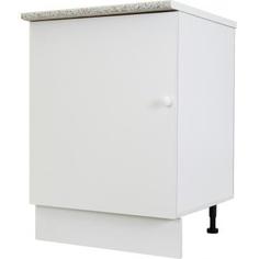 Шкаф напольный «Бьянка Сп» с фасадом 85х60 см, ЛДСП, цвет белый Basic