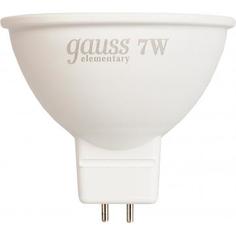 Лампа светодиодная Gauss GU5.3 7 Вт спот 570 лм, холодный белый свет