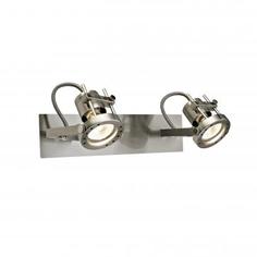 Спот поворотный Technic, 2 лампы, 4.2 м², цвет хром Inspire