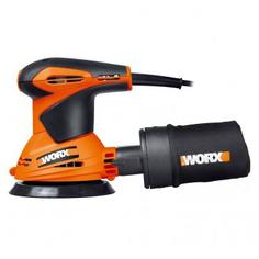 Эксцентриковая шлифмашина Worx WX652.1, 125 мм, 300 Вт