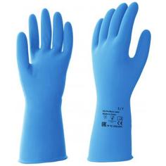 Перчатки латексные HQ Profiline размер M, цвет синий