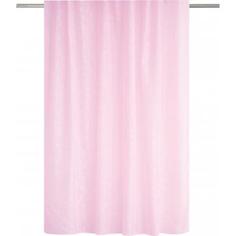 Тюль на ленте для кухни «Тиснение» 140x180 см цвет светло-розовый Witerra