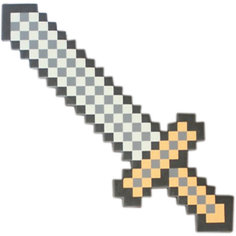 Меч 8Бит Pixel Crew, пиксельный серия 2 60см коричневый