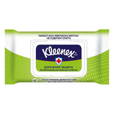Влажные антибактериальные салфетки Kleenex «Семейные», 40 штук