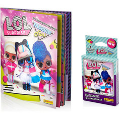 Альбом Panini L.O.L. Surprise 3 и блистер с наклейками, 6 пакетиков