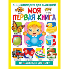 Моя первая книга. Энциклопедия для малышей от 6 месяцев до 3 лет(МЕЛОВКА) Vladis