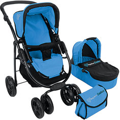 Коляска-трансформер для кукол Buggy Boom Amidea, темно-голубая