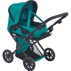 Коляска-трансформер 2-в-1 для кукол Buggy Boom Infinia, зелёная