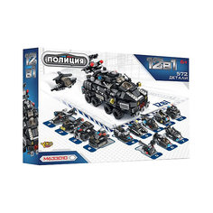 Конструктор 12 в 1 Наша Игрушка Полиция, 572 детали