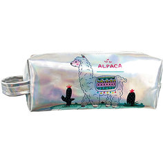 Пенал Mihi-Mihi "Альпака милая", белый