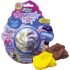 Сквиши-слайм Squeeshy "Мороженое: банан-шоколад"