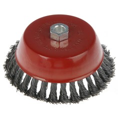 Щетка металлическая для ушм lom, крученая проволока,