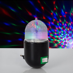 Лампа-ночник хрустальный шар микс., 220v Luazon Lighting