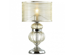 Настольная лампа lilit (odeon light) серебристый 24x43 см.