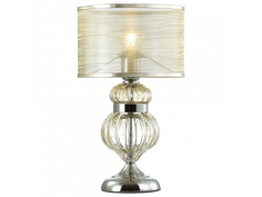 Настольная лампа lilit (odeon light) серебристый 24x43 см.