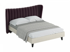 Кровать queen agata (ogogo) фиолетовый 203x112x225 см.