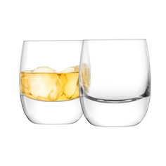 Набор стаканов для виски bar (lsa international) прозрачный 8x10x8 см.