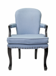 Кресло anver (mak-interior) голубой 62x96x65 см.