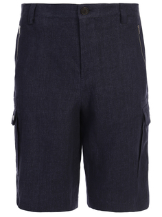 Шорты-бермуды льняные Brunello Cucinelli