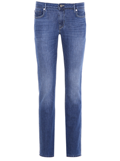 Джинсы из хлопка и льна Baldessarini